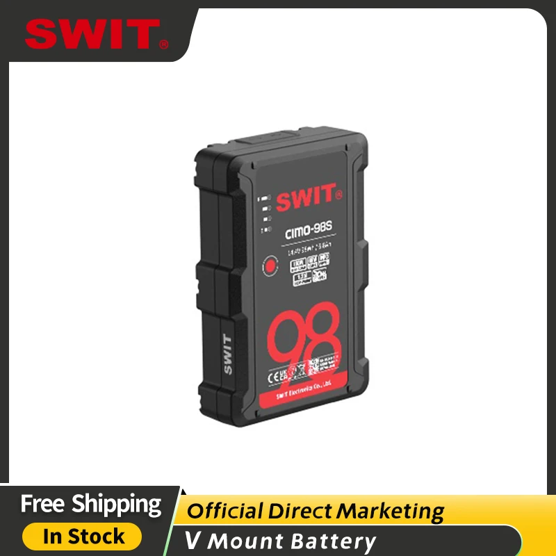 SWIT CIMO-98S 98Wh USB-C Slim Cine V-mount Battery