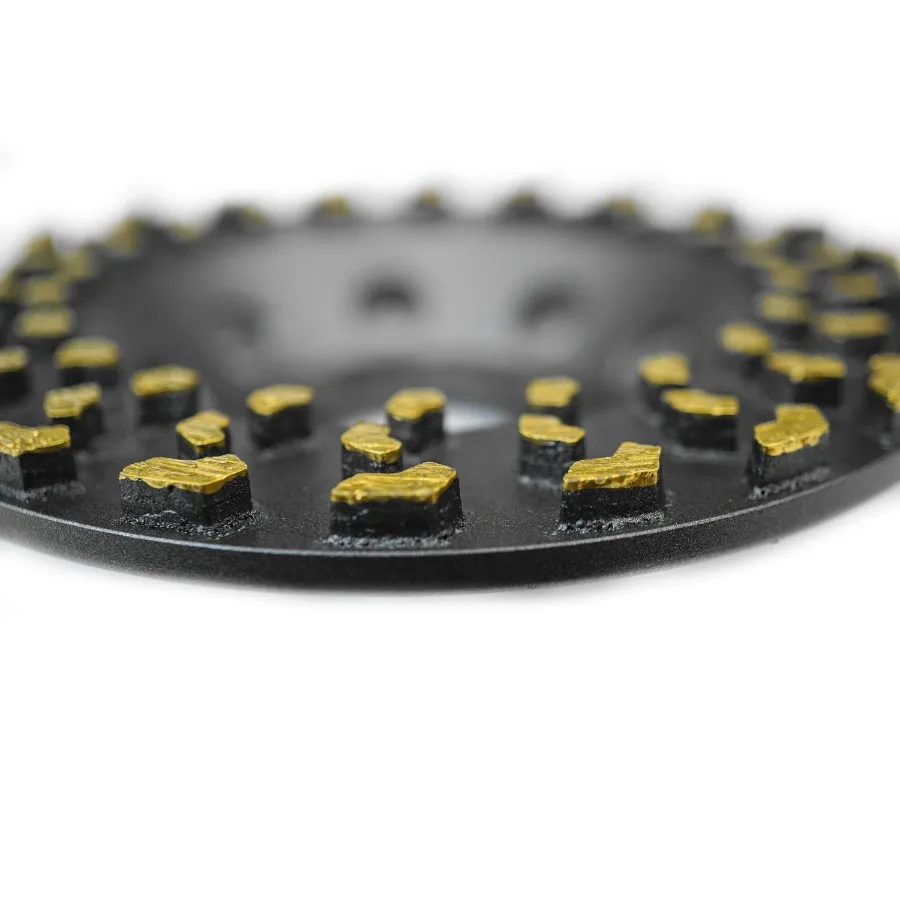 Megatron Disco diamantato da 7" per rimozione molatura a tazza diamantata per qualsiasi vernice per calcestruzzo, colla epossidica e mastice con CDB New Techlogy Megatro