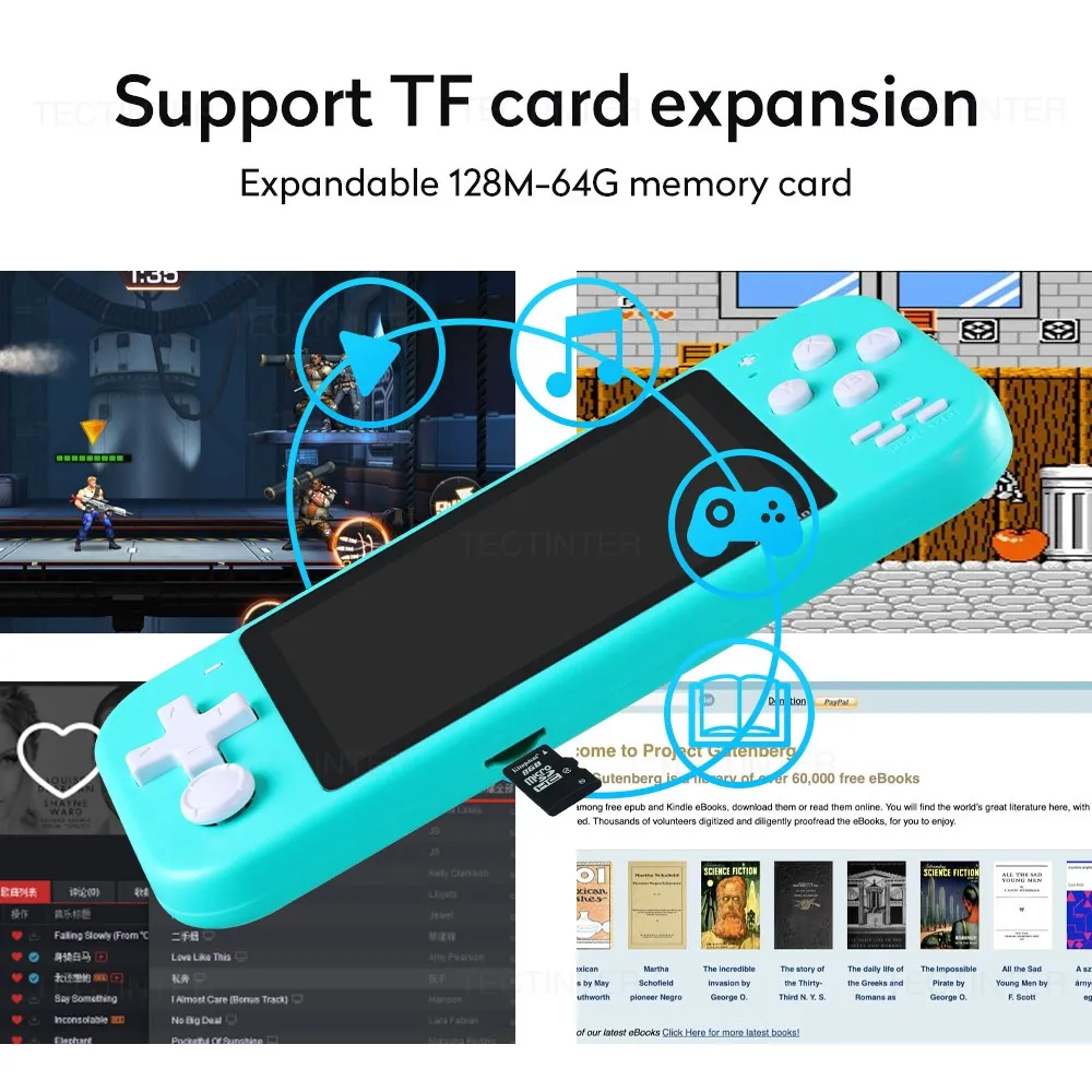4.3 Inch Handheld Retro Video Game Console Draagbare Pocket Handheld Game Console Ingebouwde 6000 + Games Game Player voor Mame//Nes