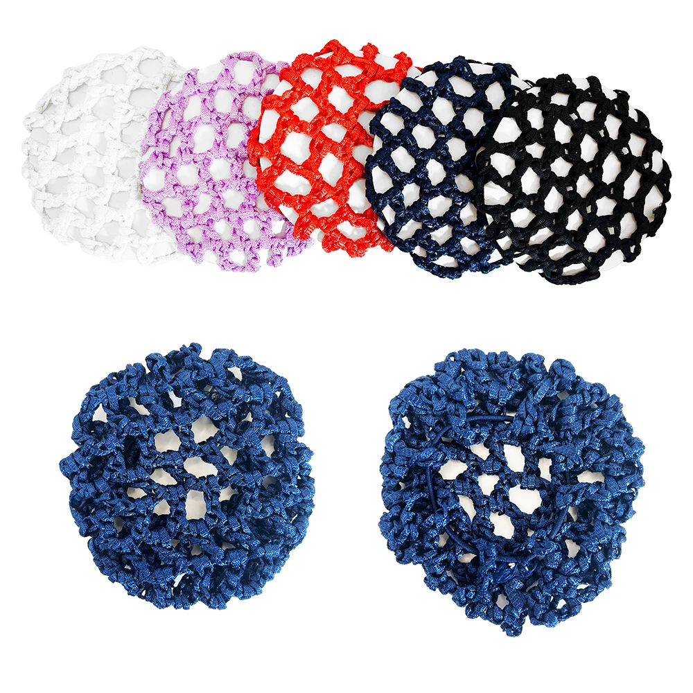 Bowknot Haar Net Ballett Reif Elastische Band Knospe Haar Net Für frauen – Detail 4