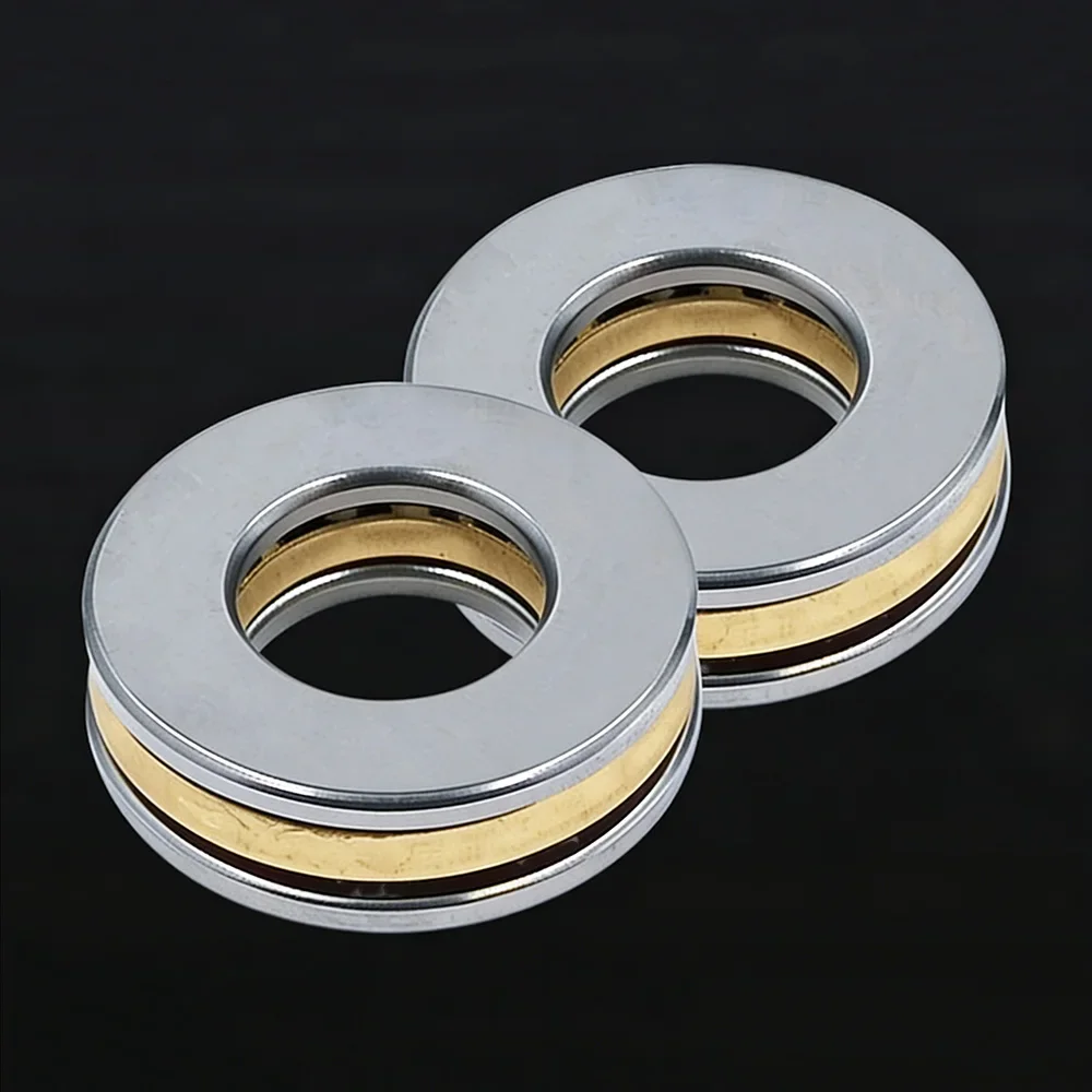 Miniature Thrust Ball Bearing Small Axial Pressure Ball Bearing Plane Thrust Bearing Bore 2 3 4 5 6 7 8 9 10 12mm For Machinery