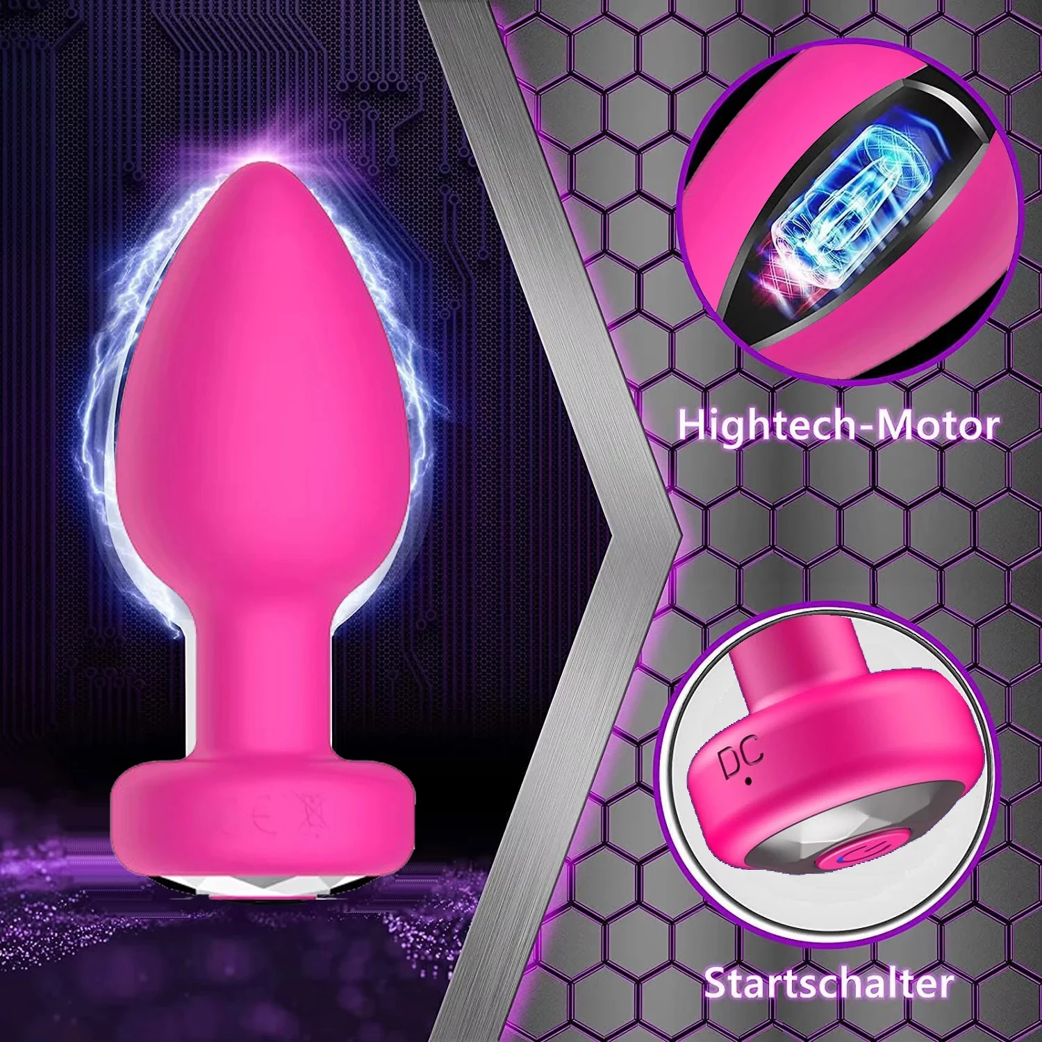 APP Vibration Butt Plug Remote Control Anal Vibrator Adult Sex Toys For Couple Gay Female Masturbator Men Prostate Massager - Image 3