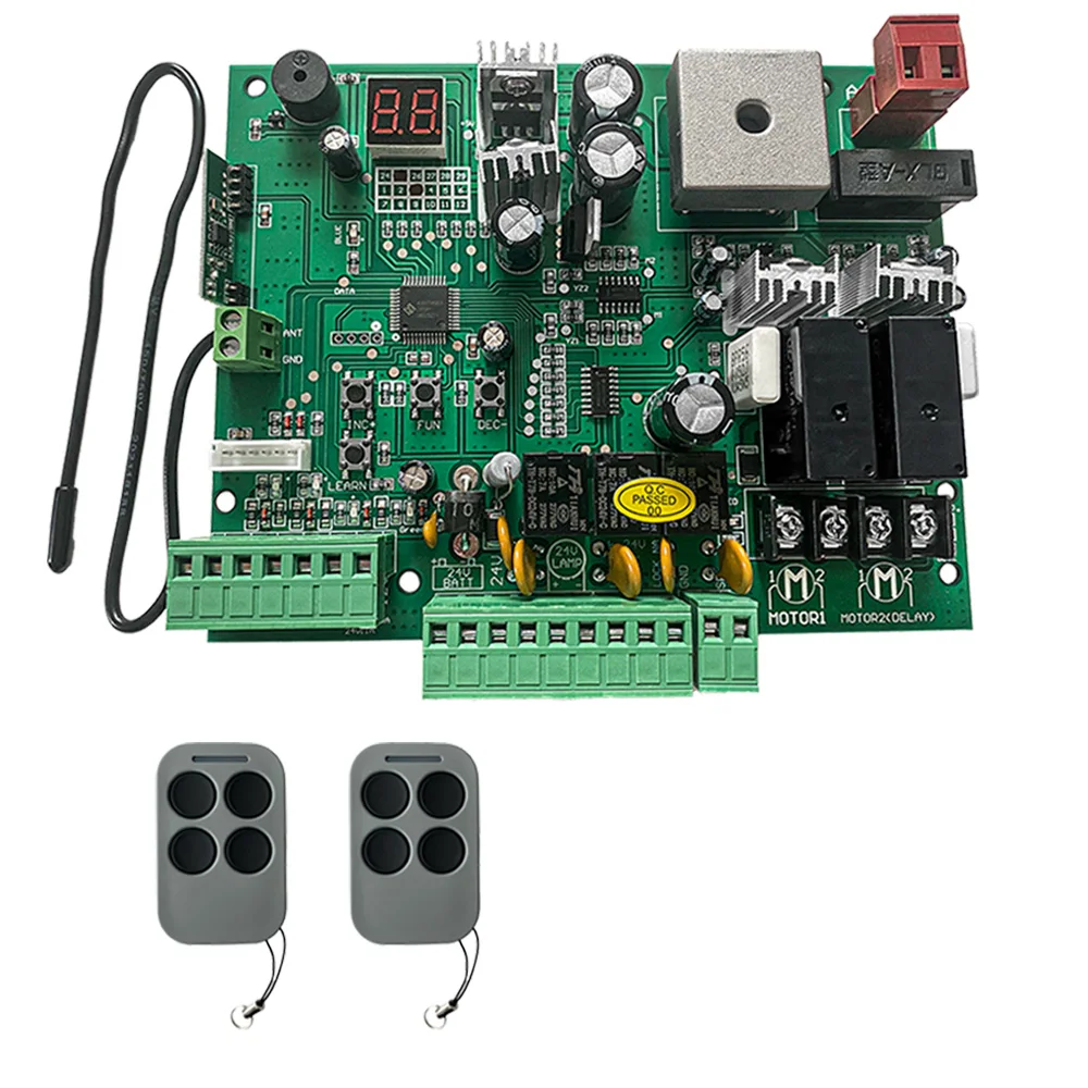 DC 24V PCB Control Board for Dual Arm Swing Gate Opener, Smart System Replacement Panel