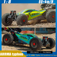 ARRMA Typhon 3S V4 1:8 Rc Car Brushless Rc Drift Car DSC RTR Off-road High Speed Vehicle Gift Cuatom Children's Toys