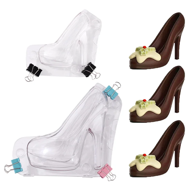 Thick-soled high heels boots cutting biscuit mould cake moulds fruit sugar mold baking tools