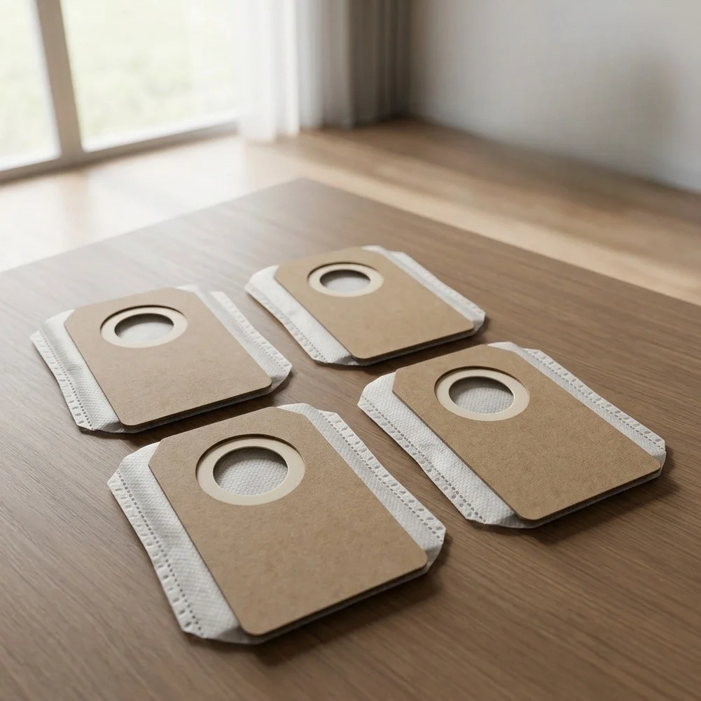 410 Replacement Dust Bags for Uwant V100 for k100 Robot Vacuum Double Layer Filter Construction for Long Term Use and Dust
