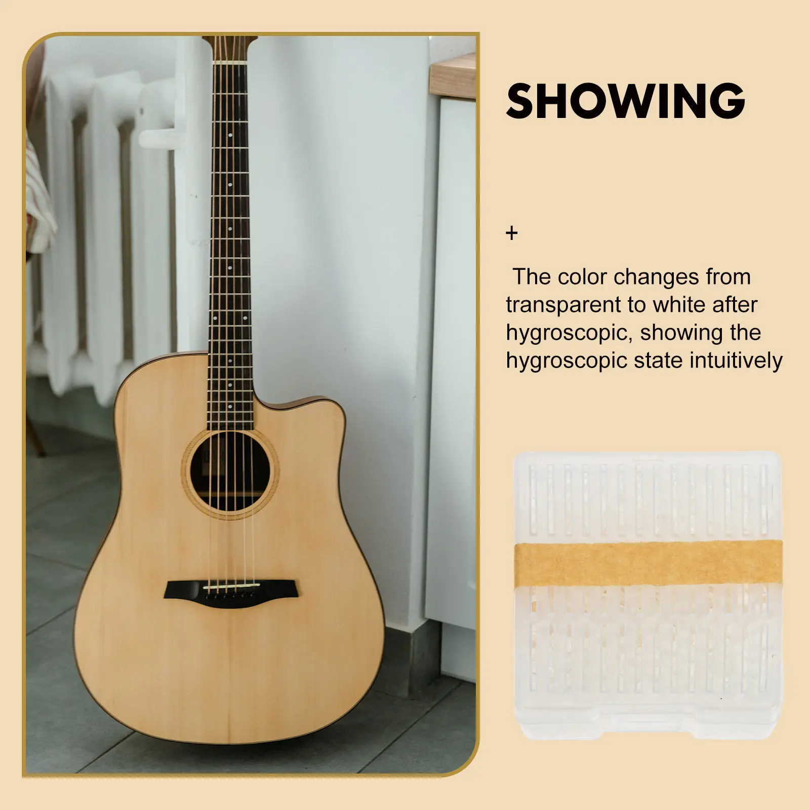 10 Piezas Deshumidificadores Profesionales Reutilizables para Secado de Instrumentos, Alta Absorción, a Prueba de Humedad, Anti-Insectos, Desecantes para Guitarra