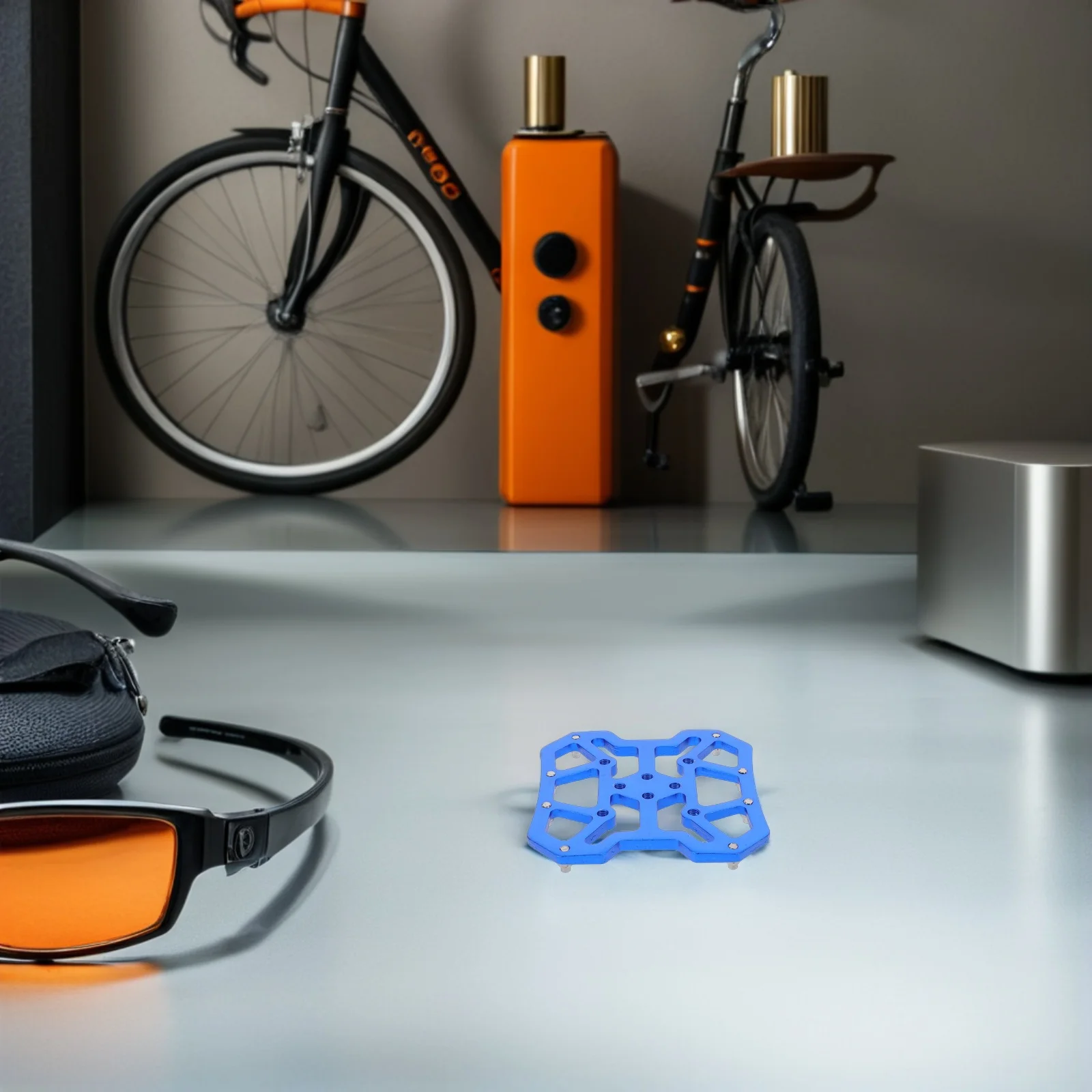 

1Pair Bicycle Pedal Lock Self-Locking Mountain Bike Pedals Aluminum Alloy Flat Converter for Cycling Efficiency Stability