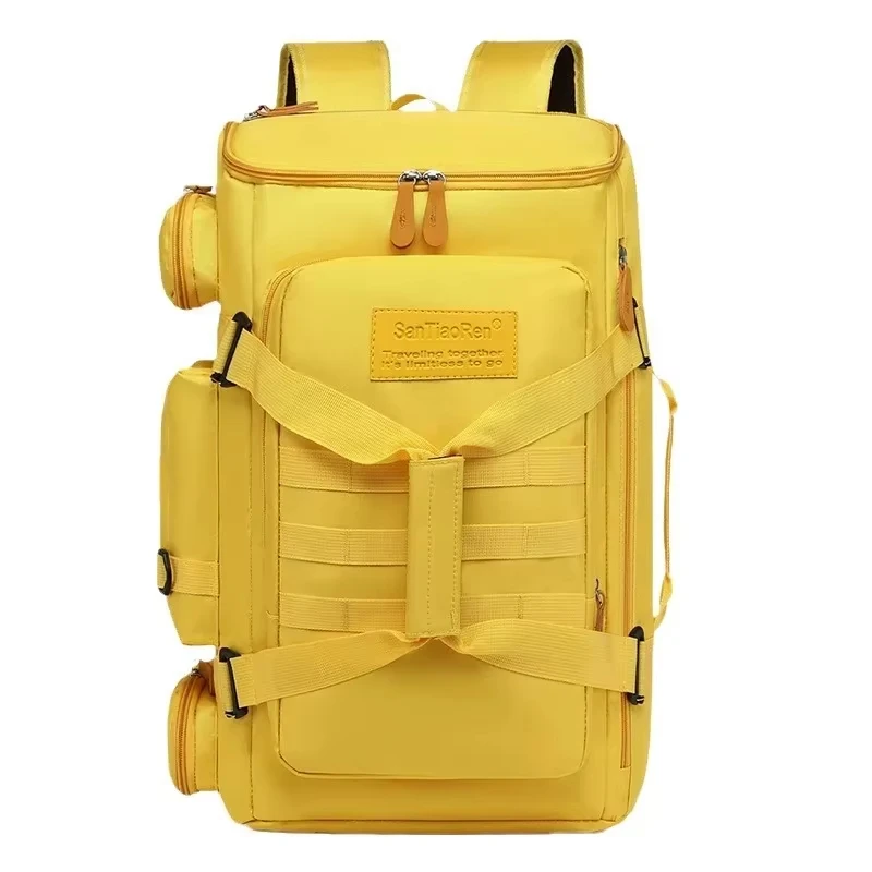 Custom Large Capacity Journey Multifunction Travel Backpack Wet and Dry Separation Shoulder Bags print logo Outdoor Backpack