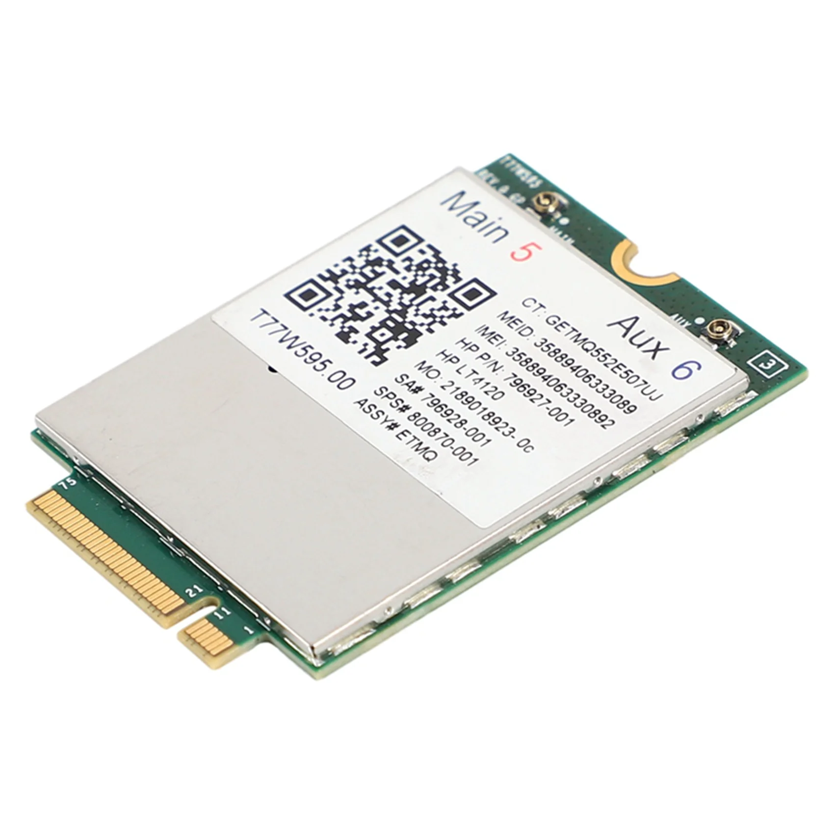 2X Lt4120 X5 LTE T77W595 796928-001 4G WWAN M.2 150Mbps LTE Modem For HP Elite X2 840 850 G3 640 650 645 G2 Green