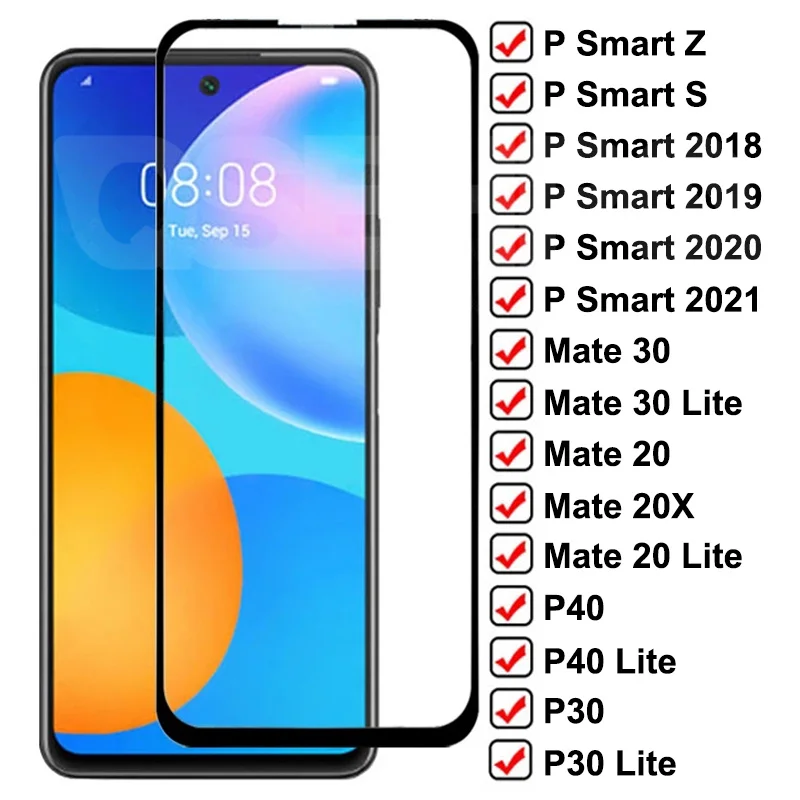 Hydrogel Film For Huawei Mate 30 20 10 Lite 20X P30 P40 Lite Full Screen Protector P Smart Z S 2020 2021 Film Case