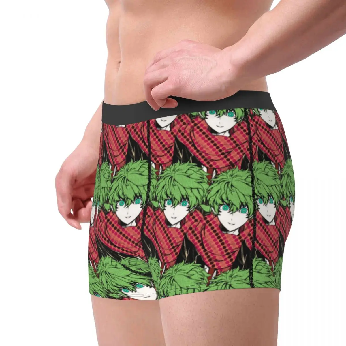 Sou Hiyori Your Turn To Die Men Underwear YTTD Anime Game Boxer Briefs Shorts Panties Breathable Underpants for Male S-XXL