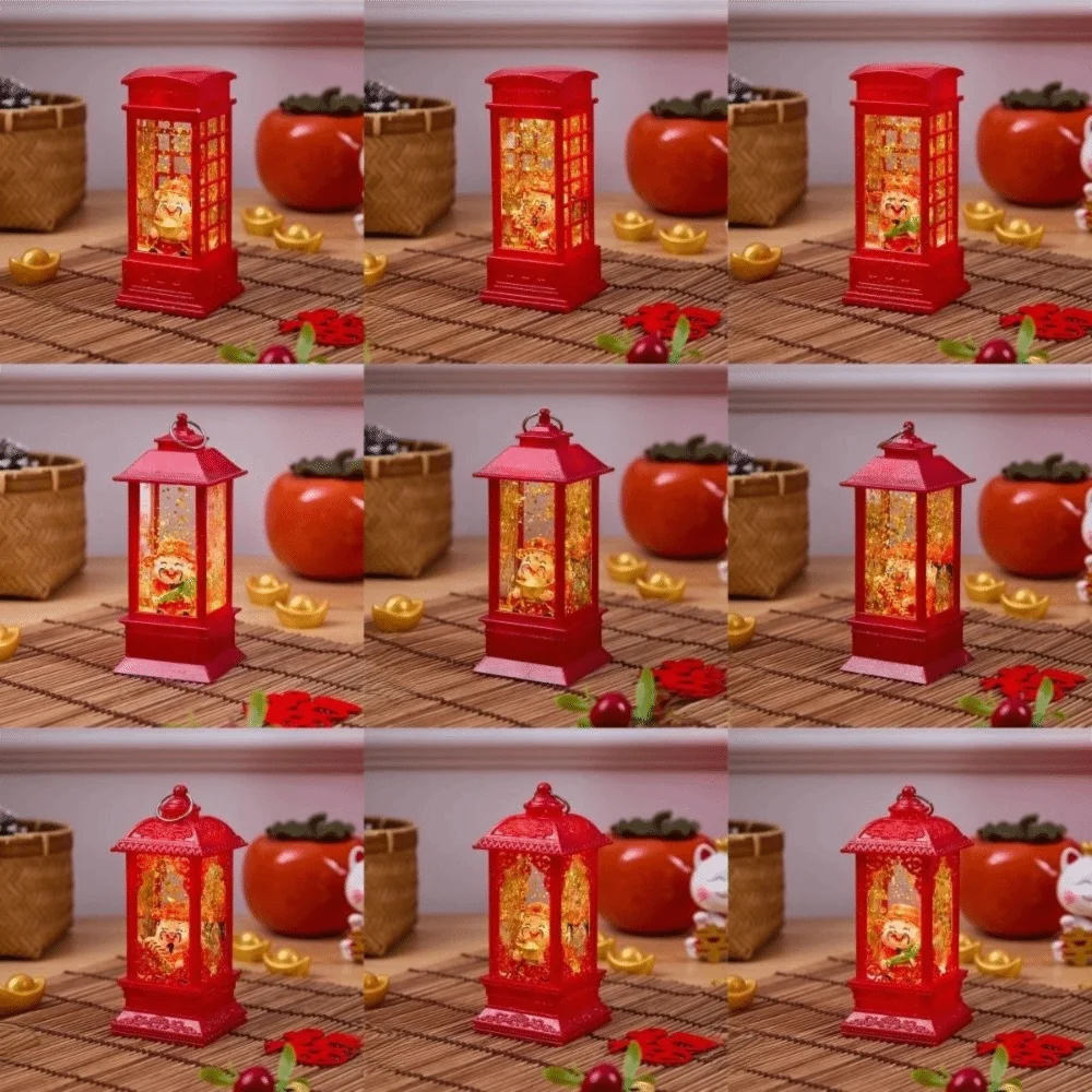 مصغرة الثروة الله ليلة مصباح مضيئة معلقة زخرفة السنة الجديدة زينة الرياح مصباح حسن الحظ سطح المكتب جو مصباح #5