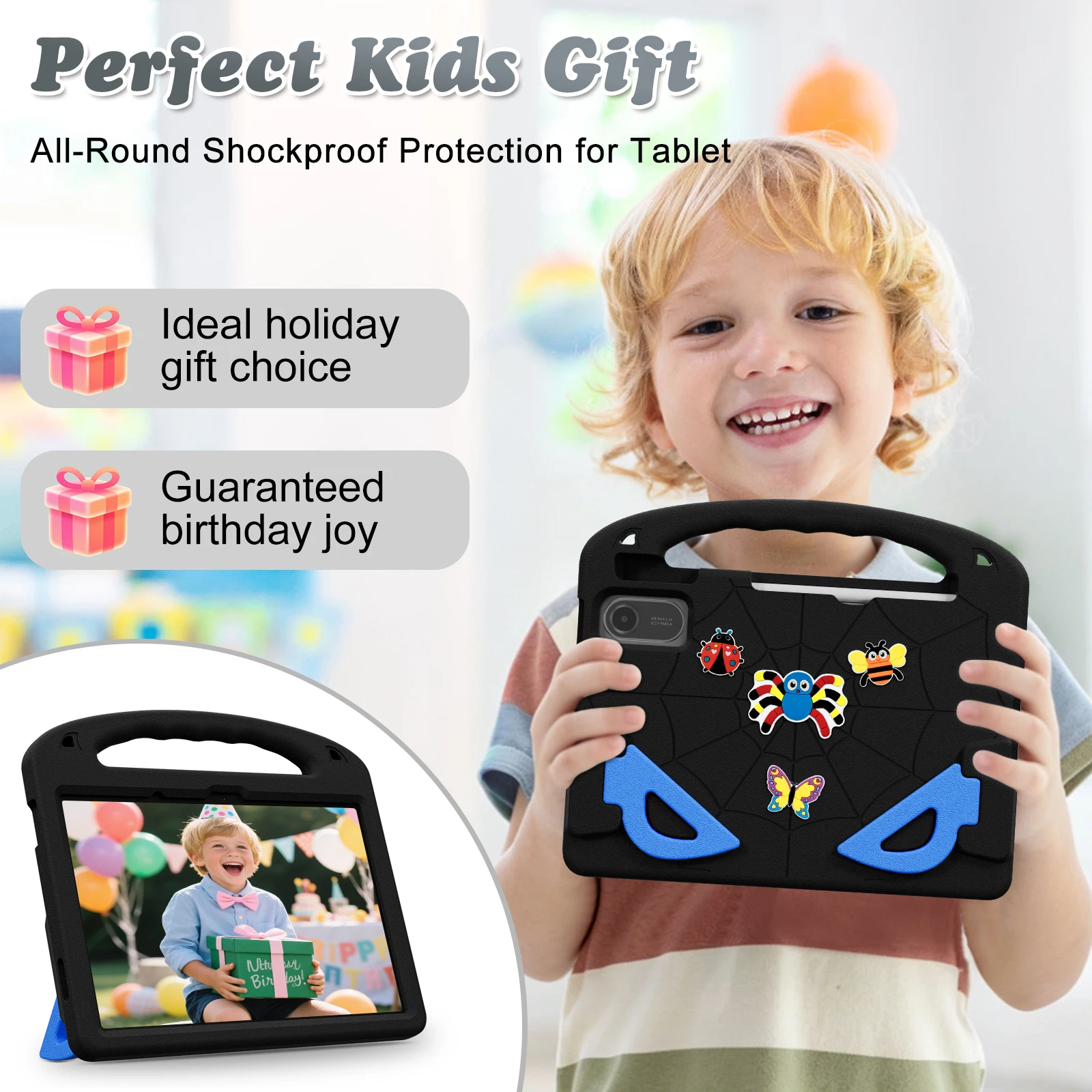 Hand Holder EVA Case Universal For Xiaomi Redmi Pad 2 2025 25040RP0AG 25040RP0AI SE 2023 23073RPBFG 11inch Kids Cute Stand Cover