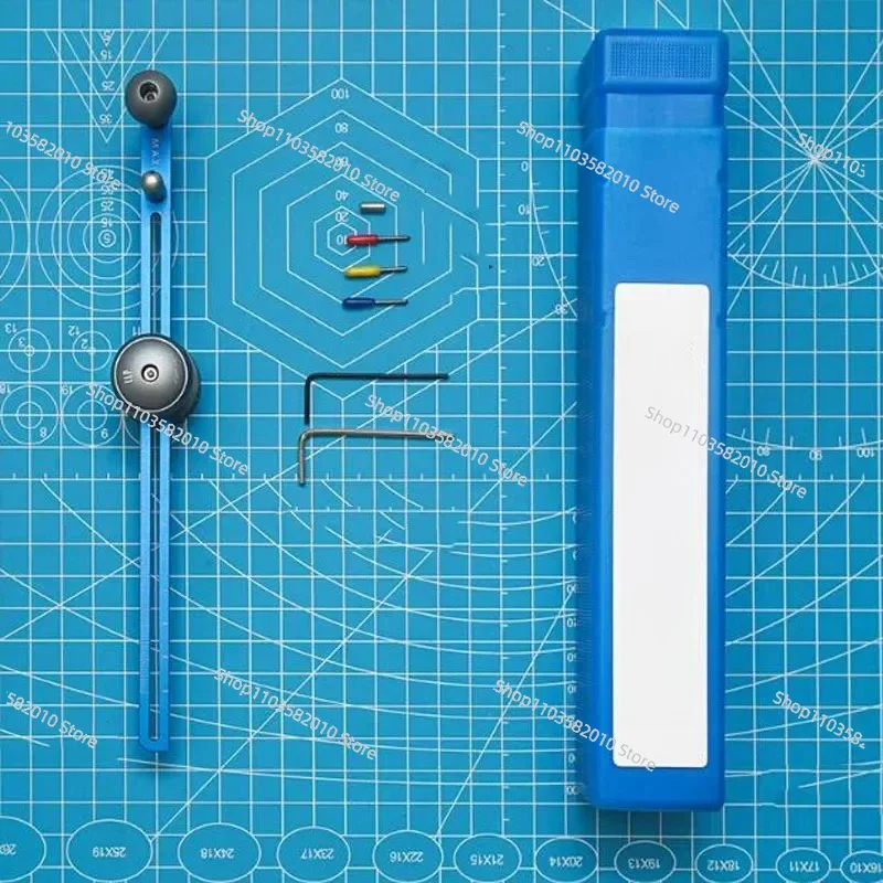 

Adjustable Large-Diameter Circle Cutter, Manual Precision Compass Knife for Model Masking & DIY Crafts (36-320mm)