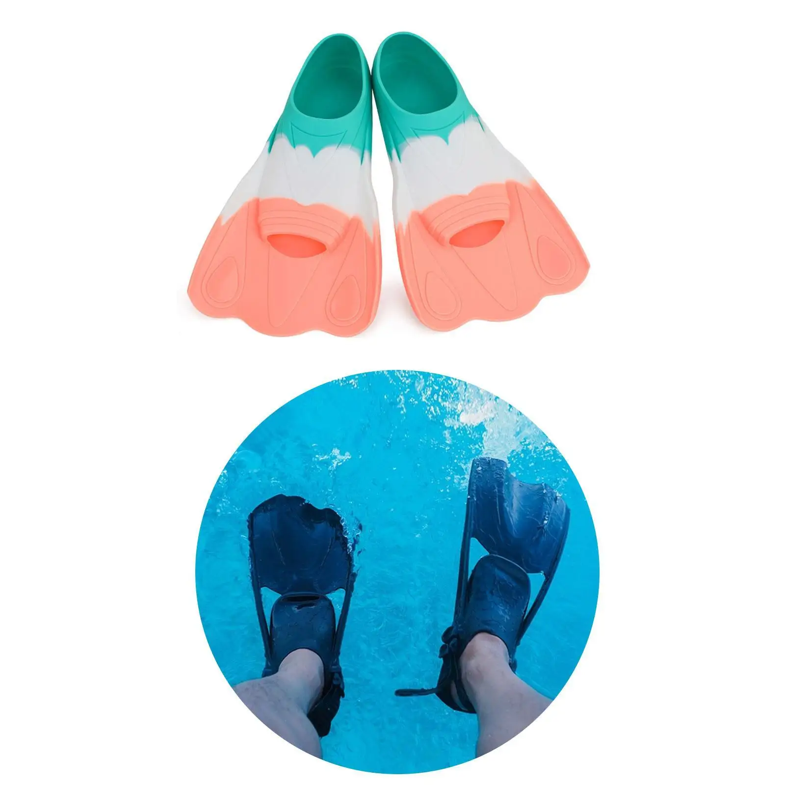 

Swim Fins, Training Equipment Professional Swimming Flippers Supplies Diving Fins for Water Sports, Snorkeling, Summer