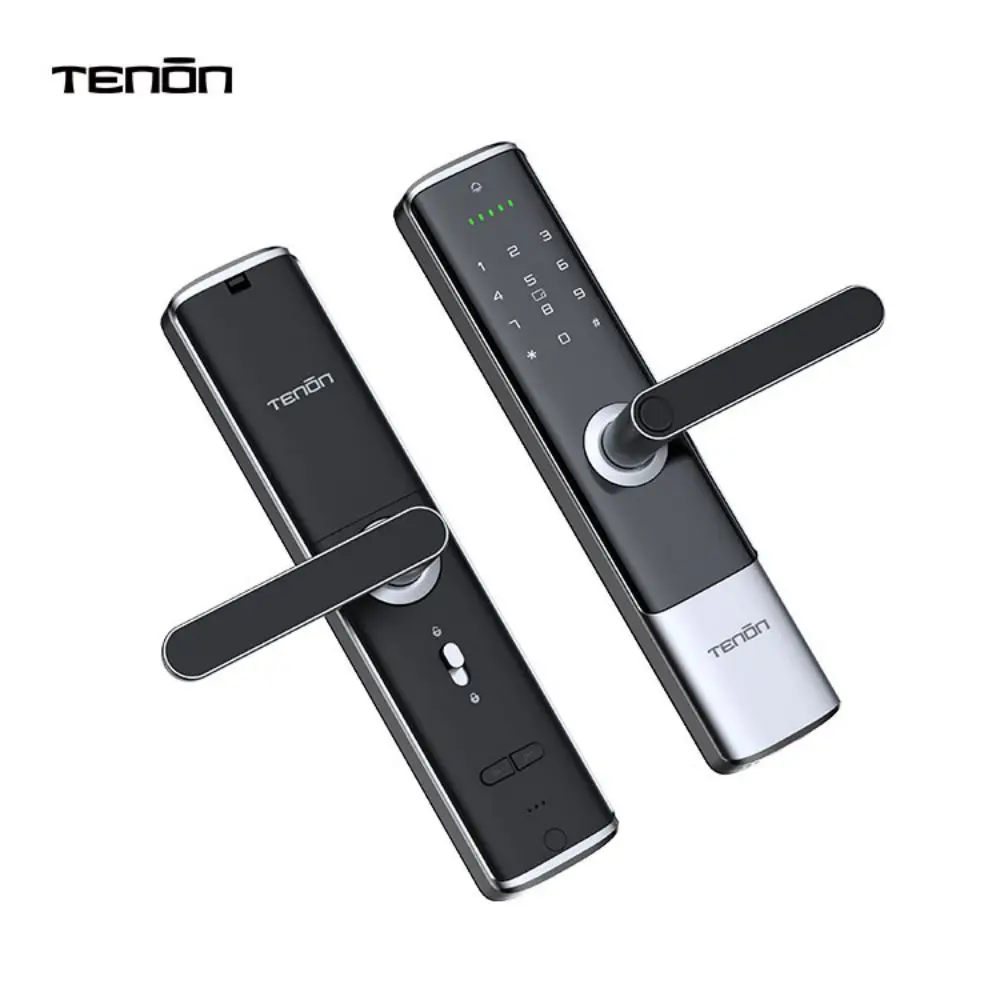 Korea Security Entry Main Gate Yard Intelligent Electric Password Door Lock Double Fingerprint ttlock Digital Handle Lock