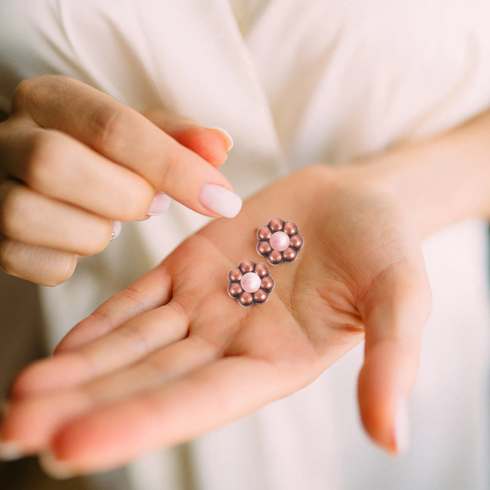 

2000 pcs Flower Shape Plastic For Jewelry Making Diy Accessories Decorative Bracelet Necklace Beads Exquisite Delicate