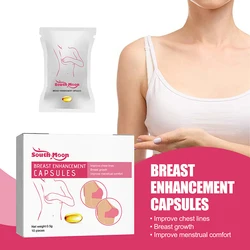 Breast Enhancement Capsules Enlargement Stretch Size Bust Tighten Help Growth Balance Uneven Breasts Estrogen Chest Firmer Pills