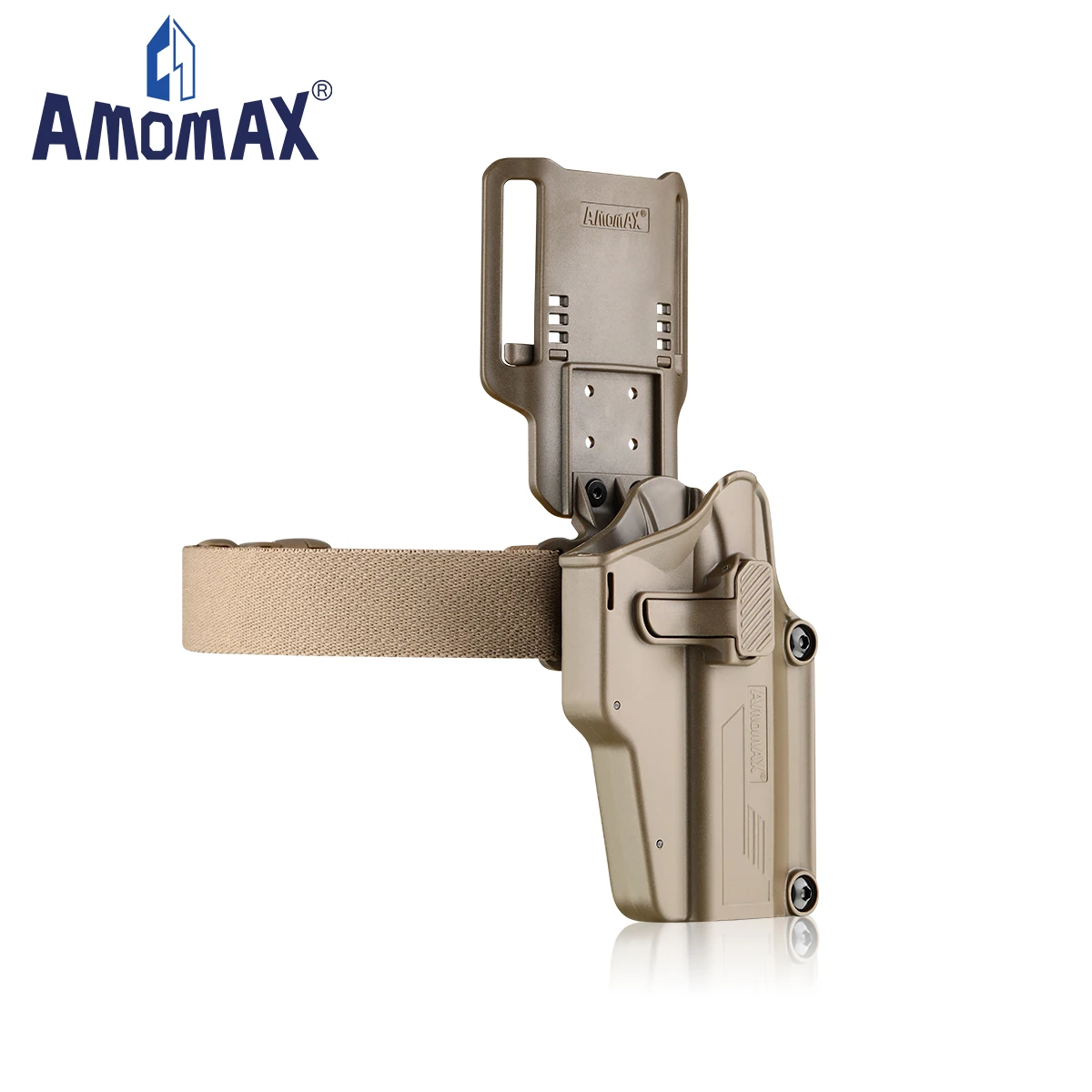 Amomax Tactical Low Ride Duty Drop Holster si adatta a più di 200 + modelli di accessori softair