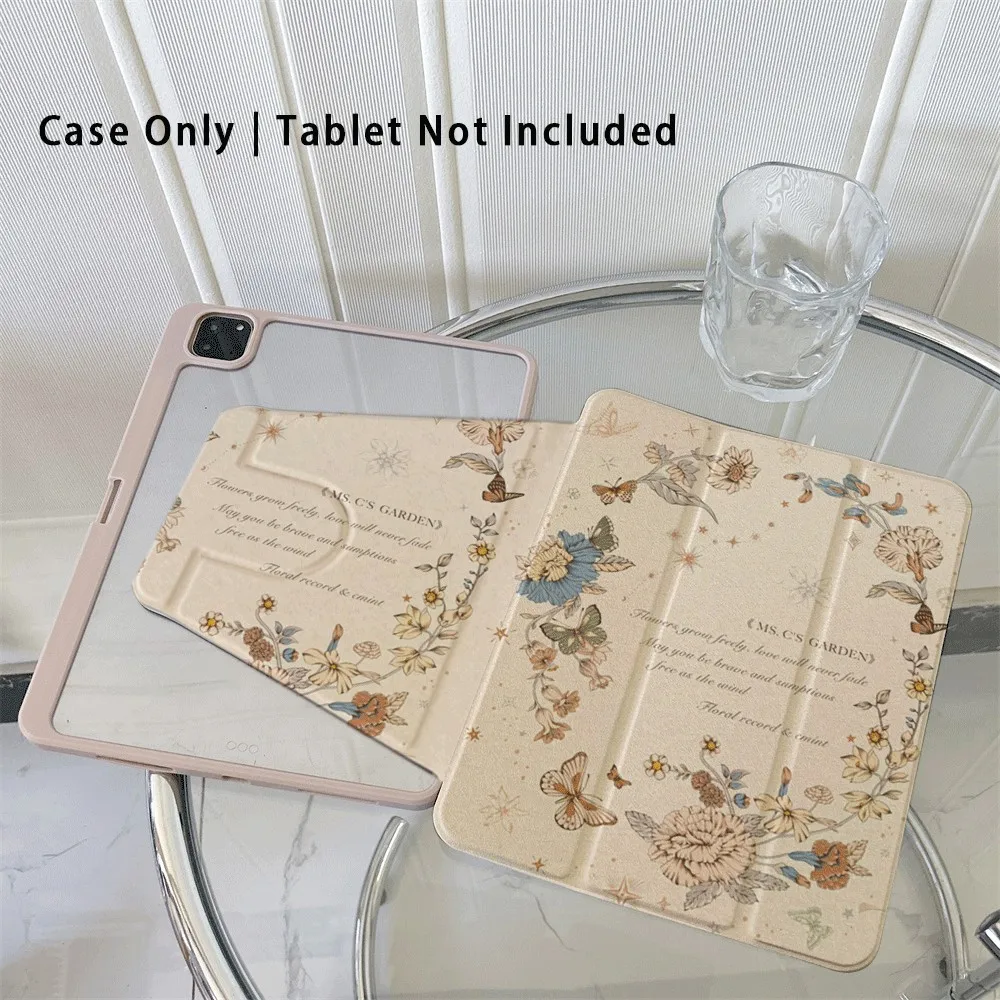 

360 ° Rotating Foldable Case to Easily Protect Your Pad: Compatible with iPad Air 6,Air 5,4,10,2024,air m3/a16 2025