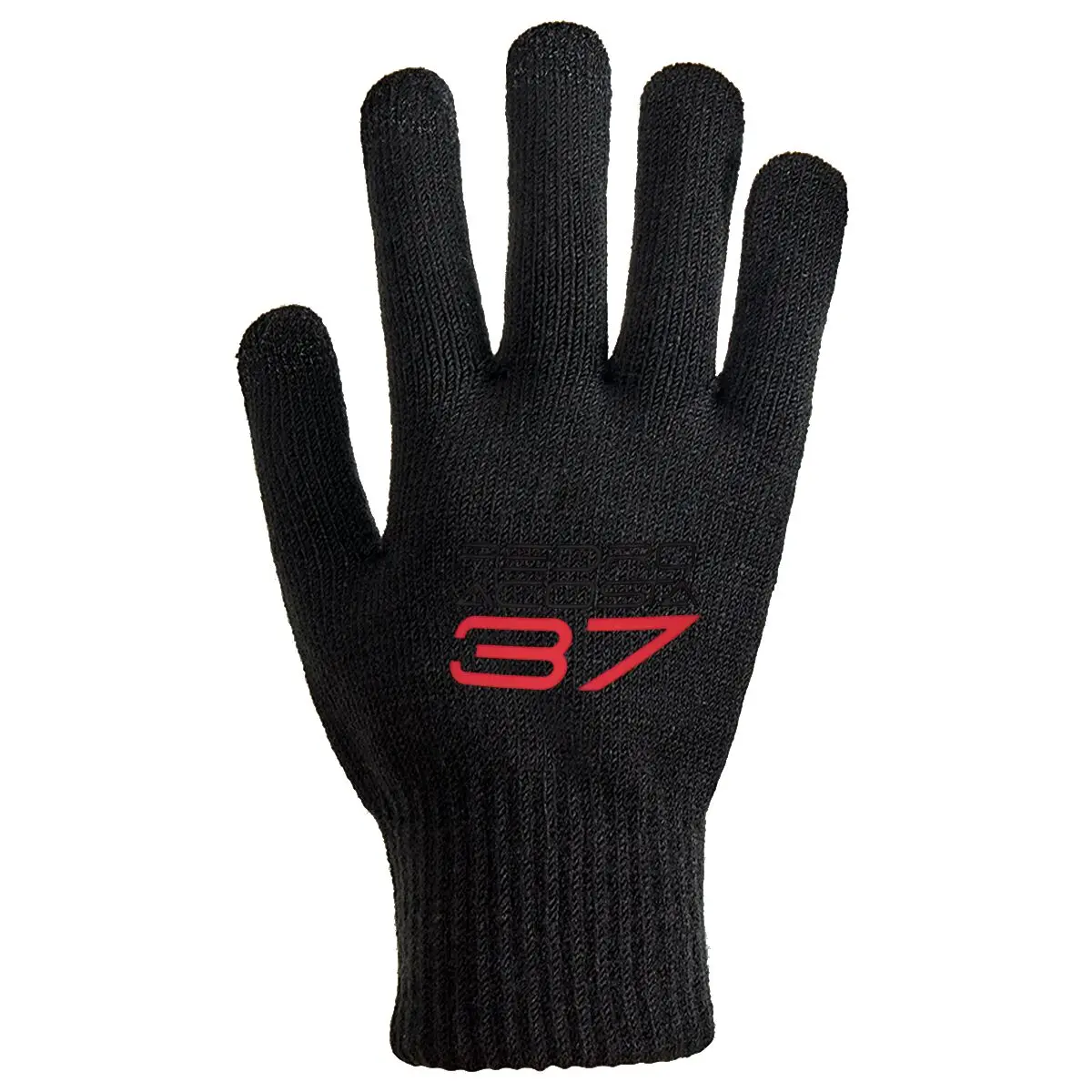 Red Number 37 Racing Pedro Acosta Adult Outdoor Cycling Gloves Warm Anti-Slip for Winter Rides