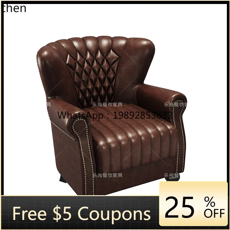 AB  sofa western food cafe table and chair single seat combination