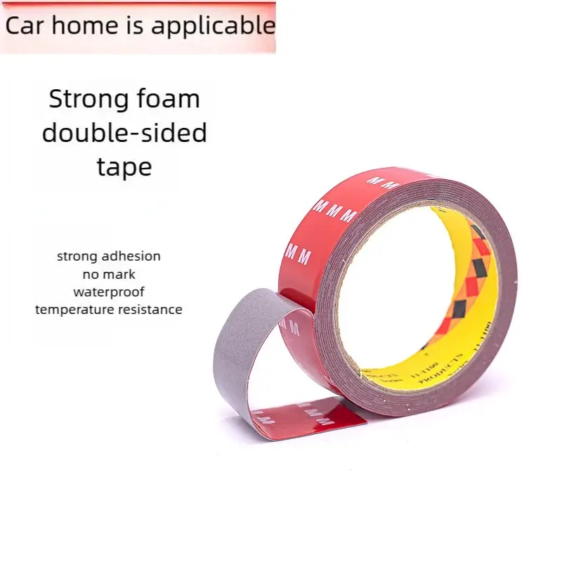 3Meters Extra Strong Double Sided Tape Adhesive 0.8mm Thick For Car Industry Special High Viscosity Mounting Fixing Sticky Tape - 6