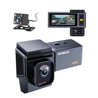 4K GPS WIFI Car Dash Cam Free 32GB SD Card Front Rear 4K+1080P+1080P Full HD 1 Year Warranty IPS Screen Front Rear Black Box
