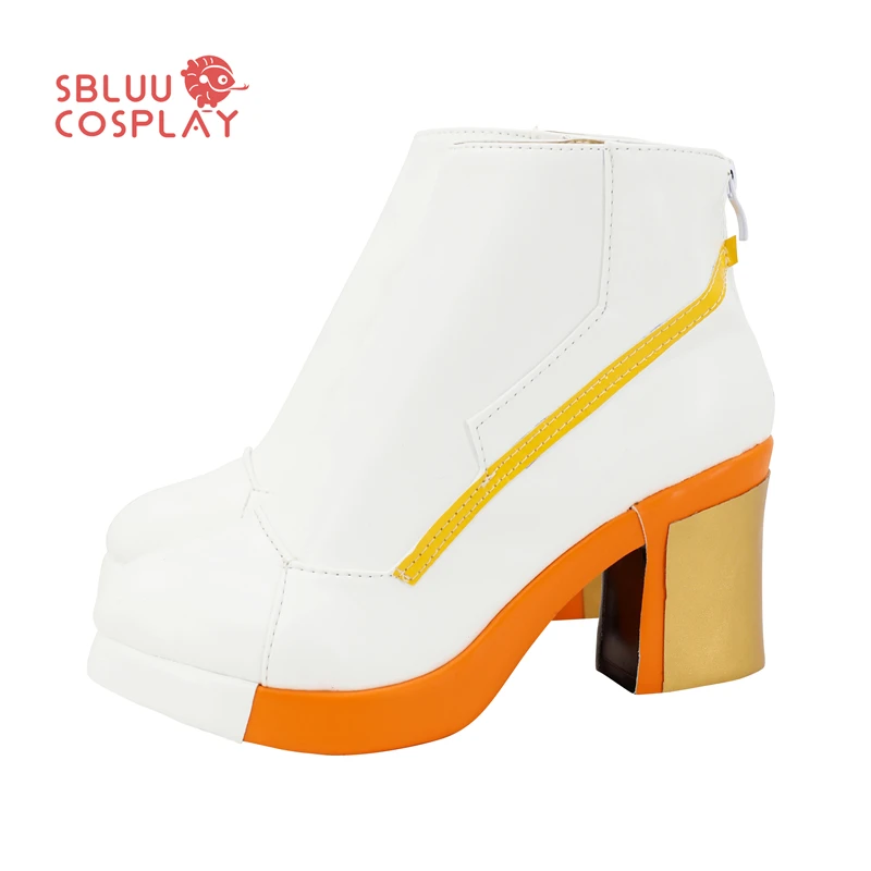 SBluuCosplay Gioco OW Brigitte Scarpe Cosplay Stivali su misura