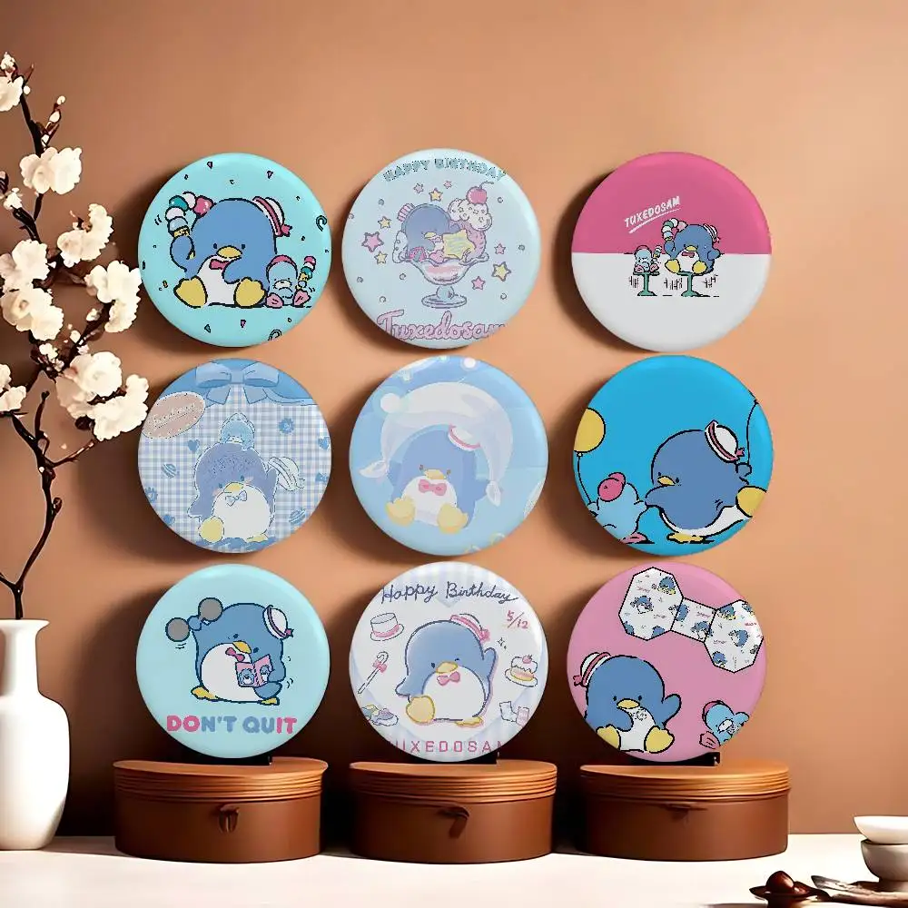 T-Tuxedo Sam Penguin Badges Button PinsBrooch Creative Funny Quotes Badge Clothes Backpack Jewelry Gift For Kids Friends