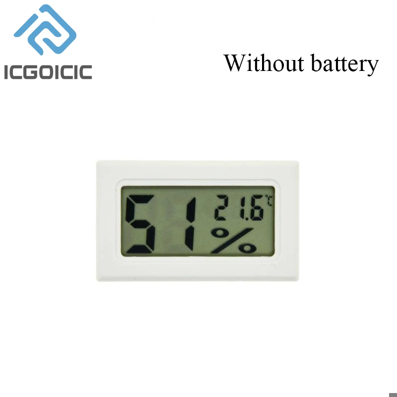 Mini LCD digital thermometer used for freezer temperature - 50-110℃ refrigerator thermometer indoor and outdoor waterproof probe