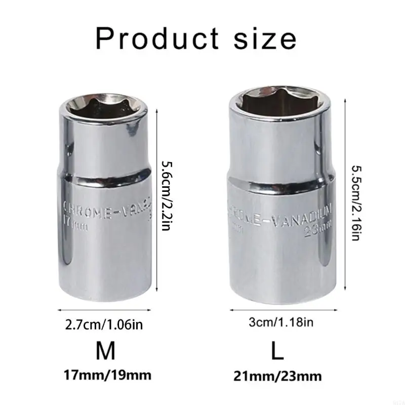 517A Mini klucze gniazda główkami 17/19 mm i 21/23 mm do naprawy kół
