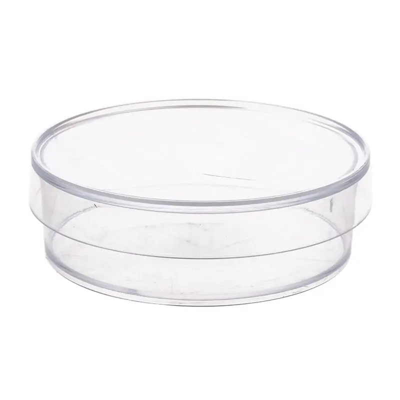 10 pcs. 35mm x 10mm Sterile Plastic Petri Dishes with Lid for LB Plate Yeast (Transparent color)