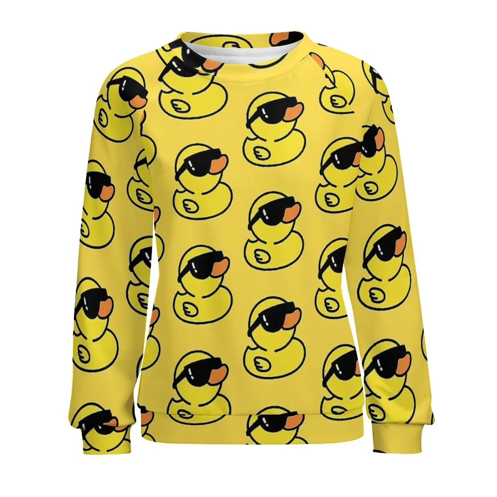 Sudaderas con capucha de patos de goma para mujer, sudadera informal divertida de manga larga con diseño de pato Hiphop, venta al por mayor, moda urbana, sudaderas de diseño de gran tamaño