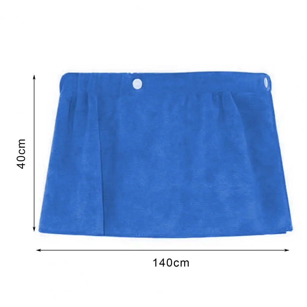 Men Towel Culottes Beach Towel Culottes Elastic Waist Button Closure Solid Color Swimwear Gym Shorts for Men Men Beach Towel