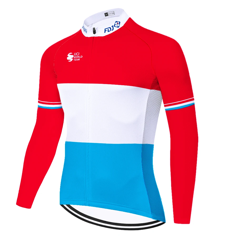 New Summer Spring 2024 FDJ camisa ciclismo masculina 자전거의류 cycling jersey ropa mtb long sleeve wielerkleding heren mtb의류 эндуро