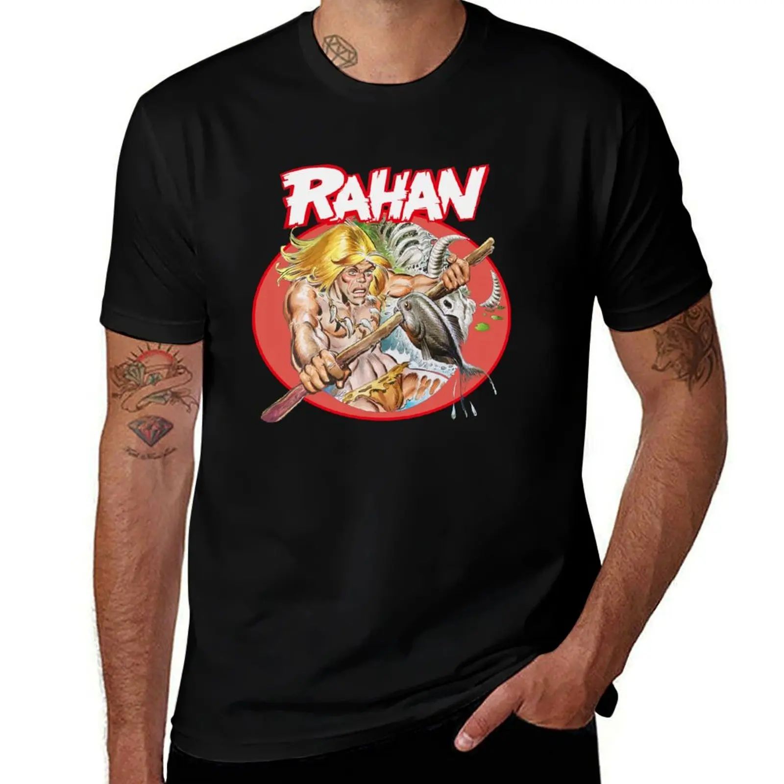 

RAHAN.02 T-Shirt Cool Feeling Summer Tee Shirt