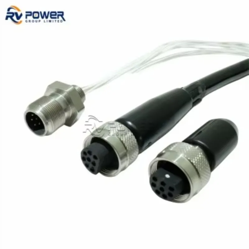 5501-1508 Compatible 55 Series Cable Plug  Cable Plug 15 Shell  8 Pin