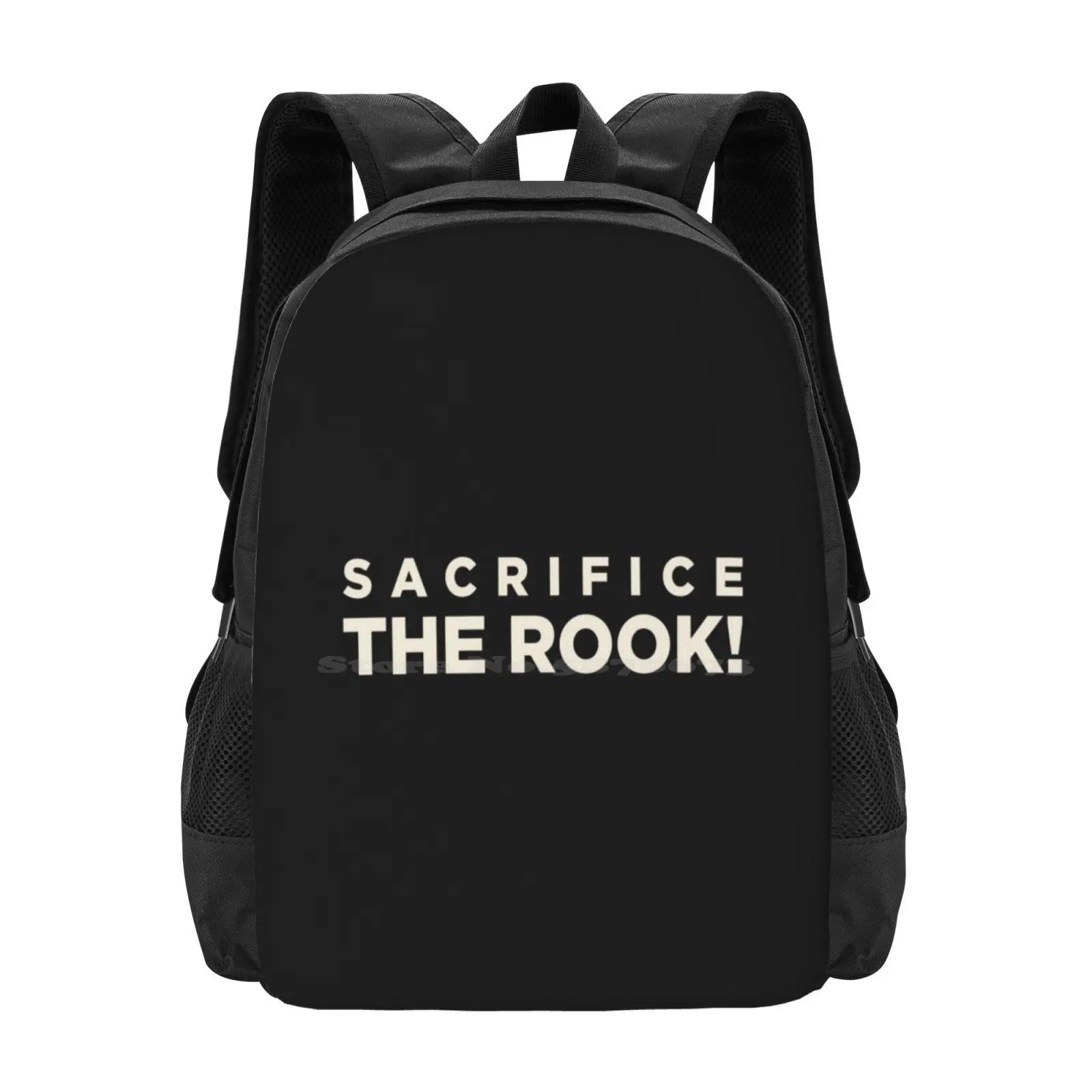 The Rook, Gothamchess Meme - Dark Hot Sale Schoolbag Backpack Fashion Bags Gothamchess Fan The Rook Ra4 Funny Chess Meme Levy