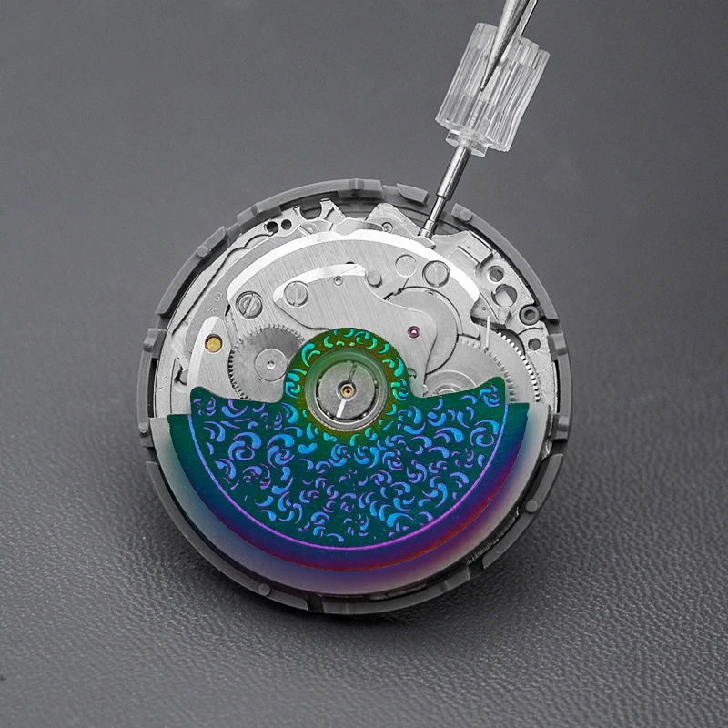 Parche de martillo automático de Rotor NH34 NH35 con pegatina, piezas de modificación de reloj compatibles con NH34 NH35 NH36 NH70 4R35 7S, pieza de parche de movimiento