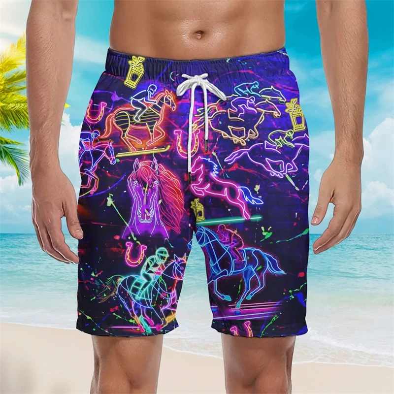 Calções de praia masculinos impressos em 3D, bonito tubarão, baleia, mar subaquático, crianças, Harajuku, esporte, corrida, roupas casuais, shorts de carga