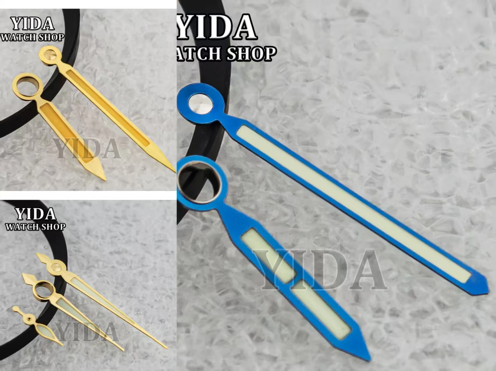 

Wath Hands Vintage Green Luminous Pointers For 47mm PAM Case 6154 ETA6497/6498/ST3600 Automatic Movement Modified Replacements