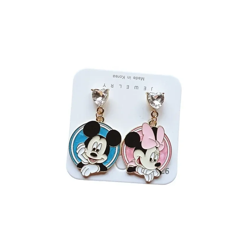 Disney Cartoon Anime Mickey Mouse Ohrringe Legierung Halloween Mode Accessoires Kawaii Ohr stecker Mädchen Schmuck Geburtstags geschenke