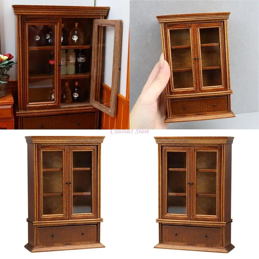 

Y1UB Educational Doll House Miniatures Zakka Toy Pretend Play Toy