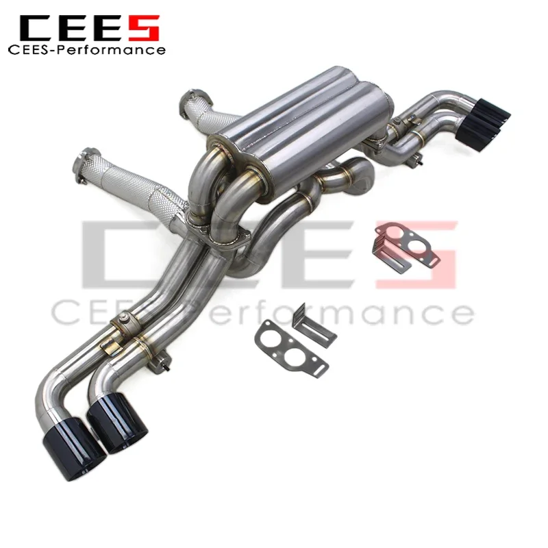 

Cees из нержавеющей стали Performance Catback выхлопная труба для Ferrari F430 4,3 л 2005-2009 полная система глушителя выхлопной трубы