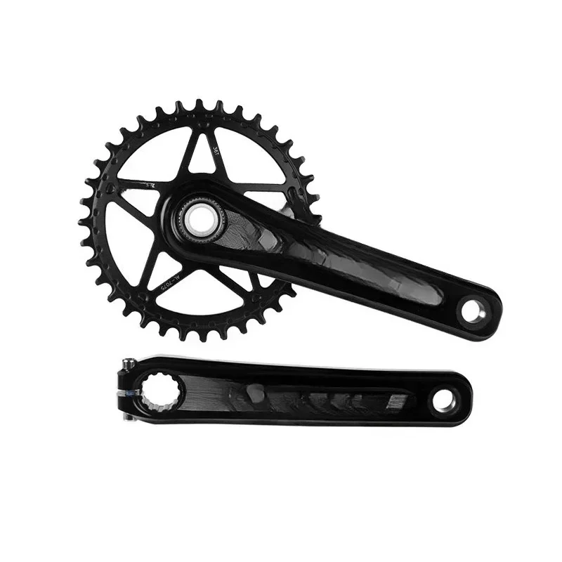 Mountain bike dental plate, bicycle dental plate crank, center shaft set sprocket