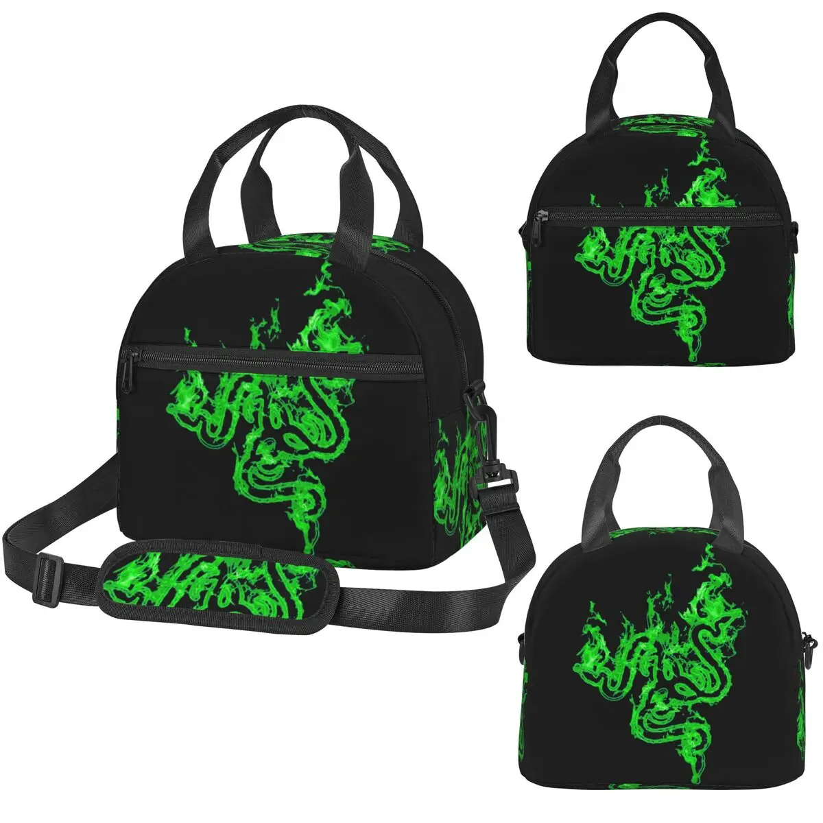

Термосумка Razer для обедов для детей, школьный термоконтейнер, портативная сумка-холодильник для ланчей