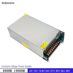 1000W 800W zasilacz przełączający AC110V 220V do DC12V 13.8V 24V 27V 30V 36V 48V transformator zasilacz LED stałe napięcie