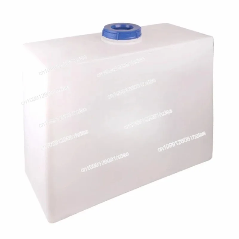 Tanque de agua de plástico Pe, cubo plano vertical, tanque de almacenamiento de agua cuadrado de 200 litros, tanque de almacenamiento de líquidos de equipo automático